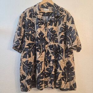 Bishop St. Men's Short-sleeved Button-down Collared Hawaiian Shirt: 5XL